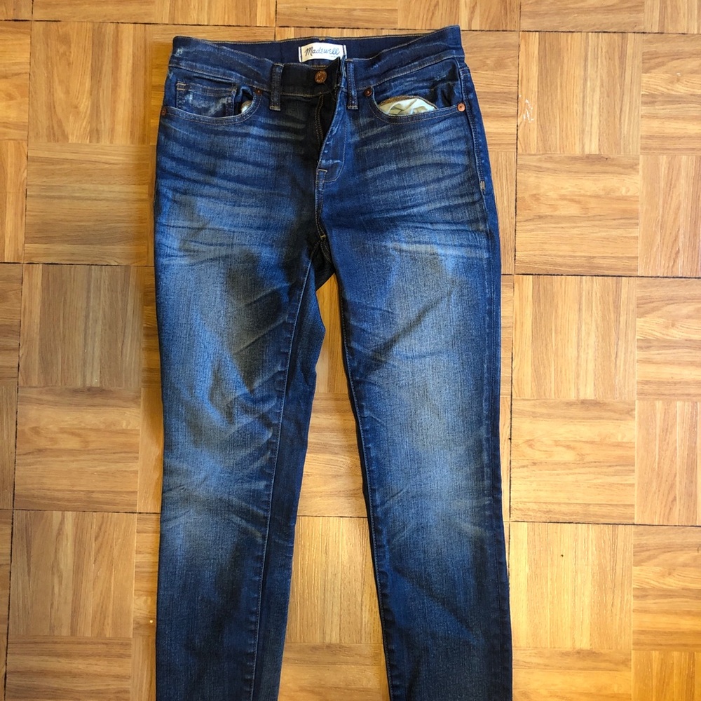 Madewell Skinny Blue Jeans